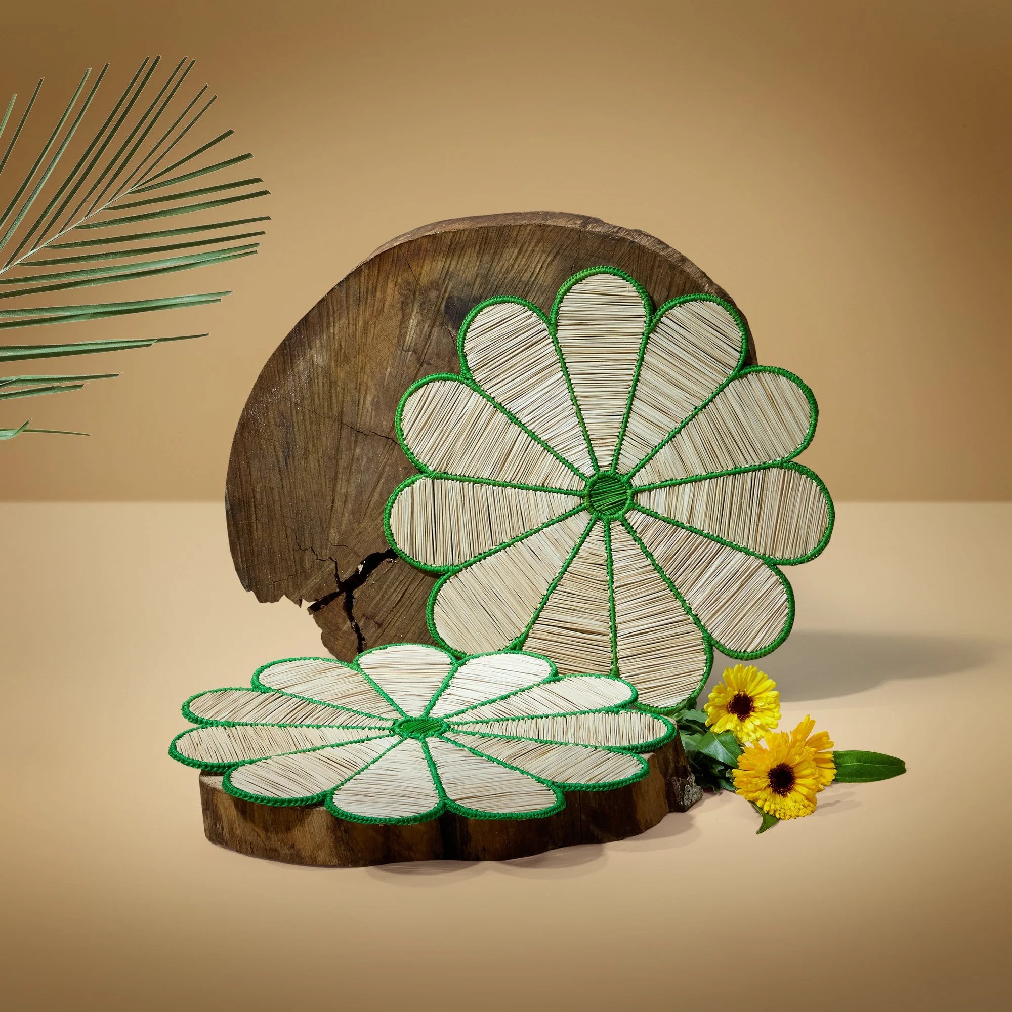 Green Flower Placemat