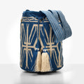 Wayuu Tote Bag (Blue diamond pattern)
